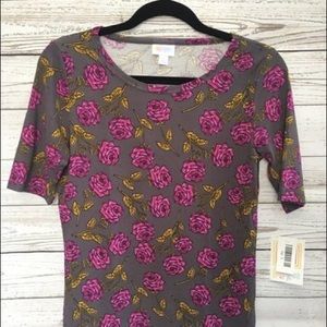 Lularoe Rose Floral Print Gigi. New with tags.